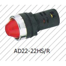 Luz indicadora roja de 16 mm, luz amarilla Sinal, verde amarillo Bule